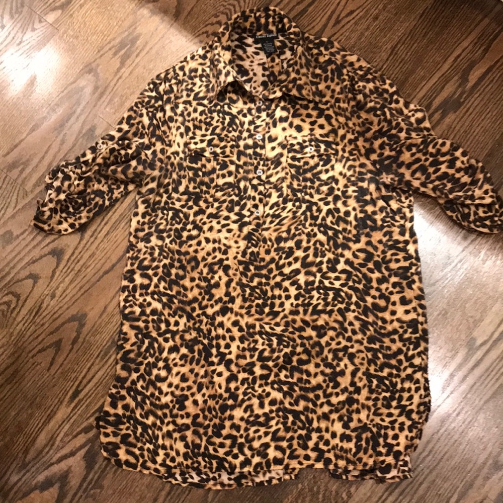 Leopard blouse